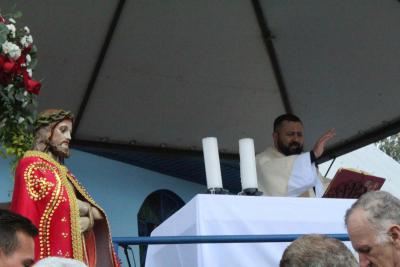 Missa em louvor ao Bom Jesus em Campo Mendes teve o PÃ¡roco SebastiÃ£o presidindo com liturgia da RÃ¡dio Campo Aberto